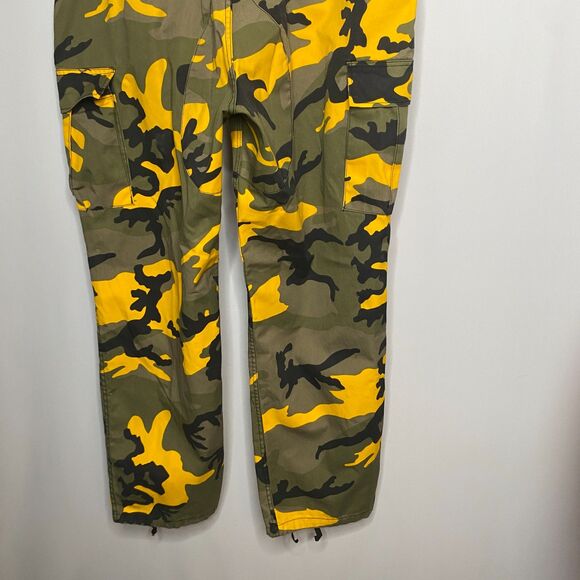 ROTHCO D.D.U. Rothco Stinger Yellow Camo BDU Pants Mens X-Large - Picture 3 of 15